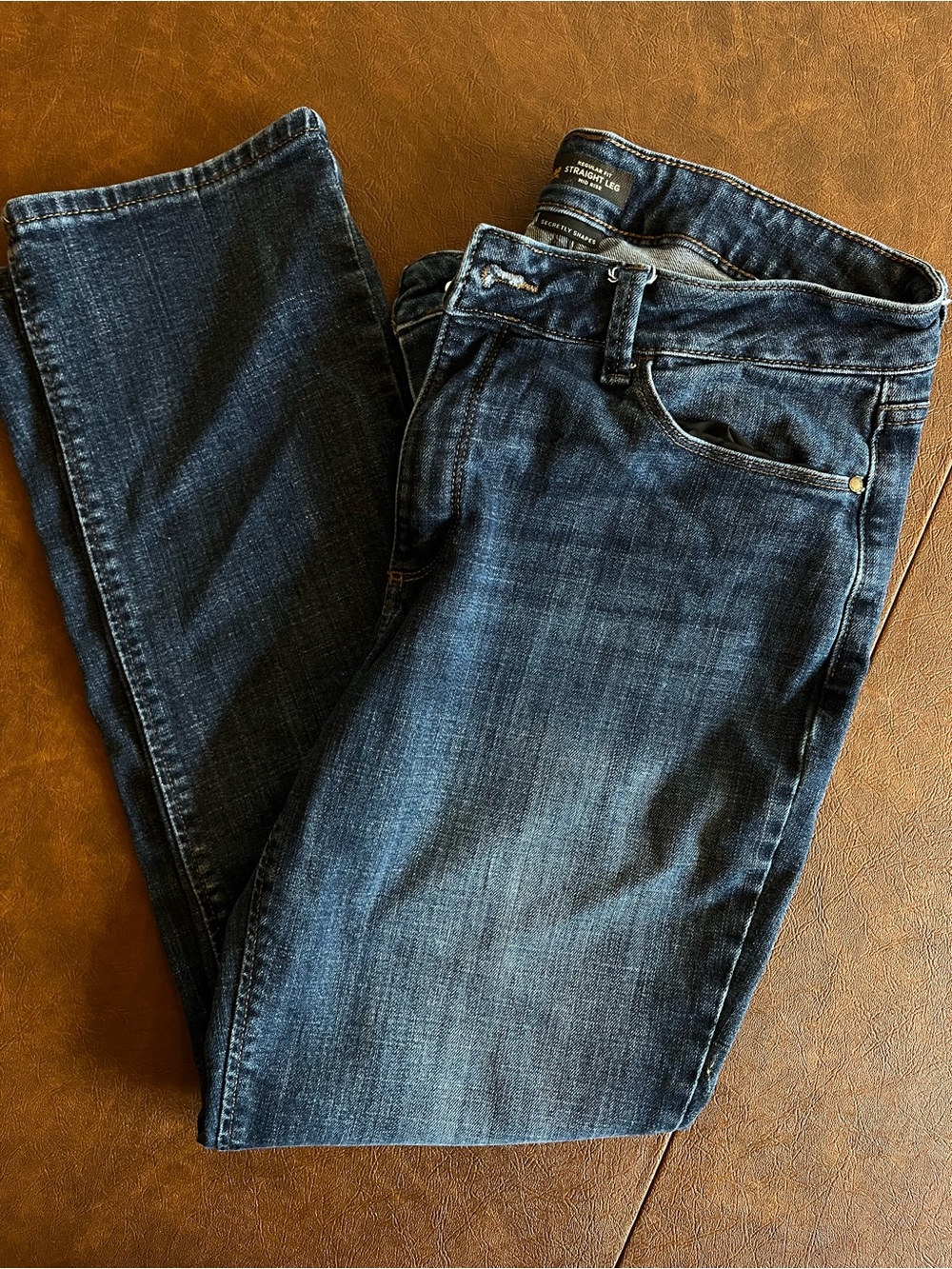 Lee Regular Fit Straight Leg Mid Rise Jeans Size 14 Short